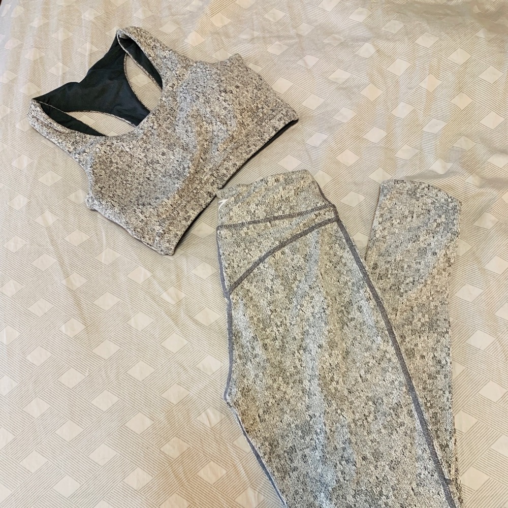 Gymshark fleur sports bra and pants